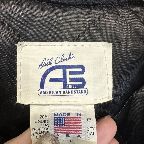 Rare Vintage Dick Clark American Bandstand Grill‎ XL Varsity Jacket USA Made - Picture 8 of 12